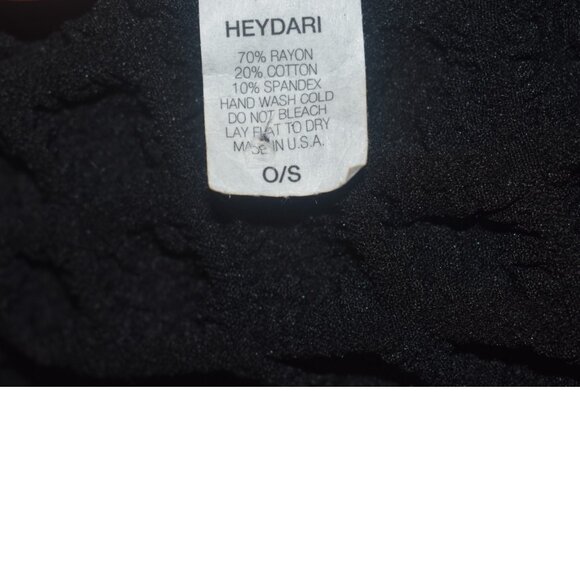 Heydari Noje Jacket Waffle Textured Fabric Cardigan Kimono Artsy One Size OS - Picture 4 of 7